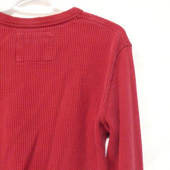 AEROPOSTALE | medium | Red Thermal Shirt | Bold Aero NY ATH DIV Front - Picture 10 of 16